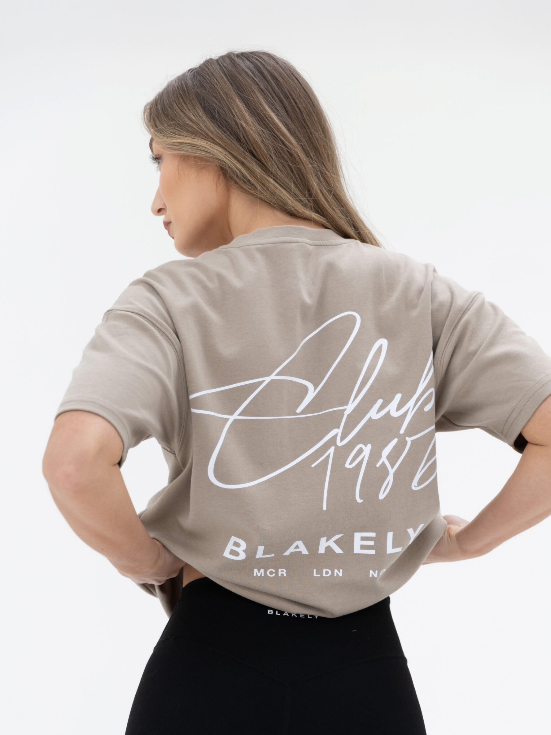 Club Oversized T-Shirt - Washed Khaki