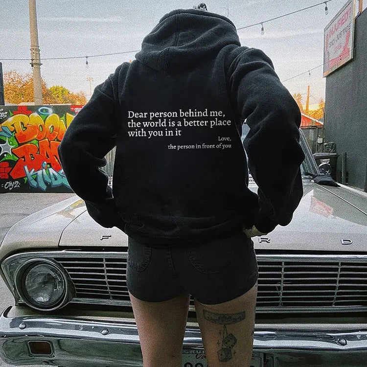 MODYZA | DEAR PERSON BEHIND ME SWEATSHIRT