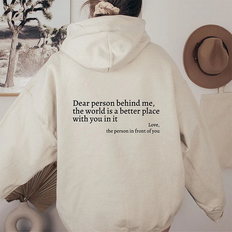 MODYZA | DEAR PERSON BEHIND ME SWEATSHIRT
