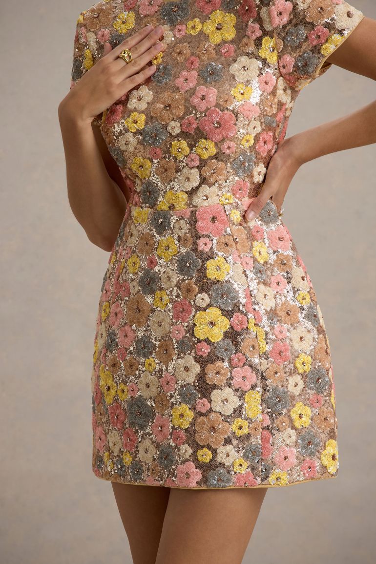 MODYZA | FLORA SEQUIN MINI DRESS