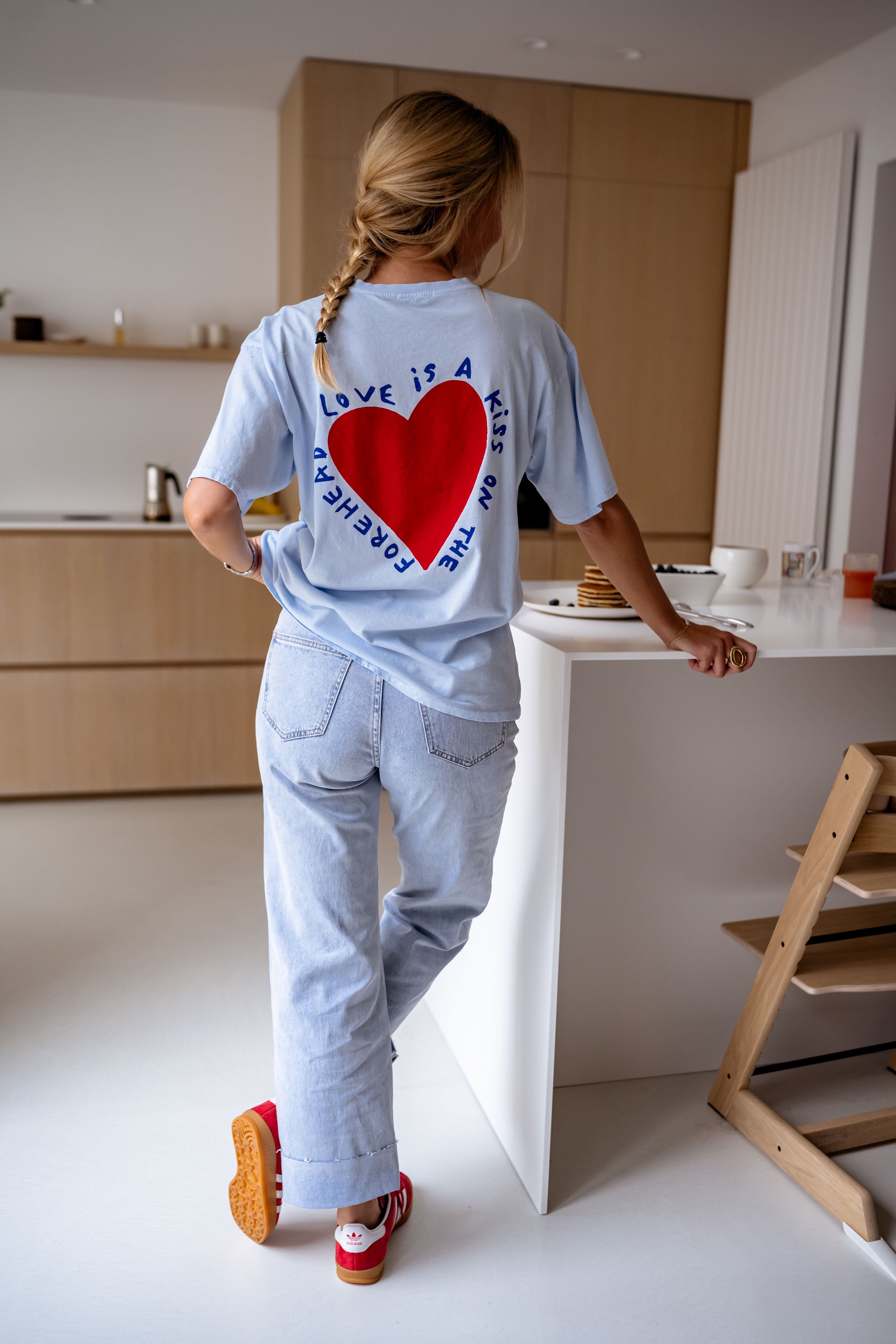 T-shirt Mona - bleu ciel