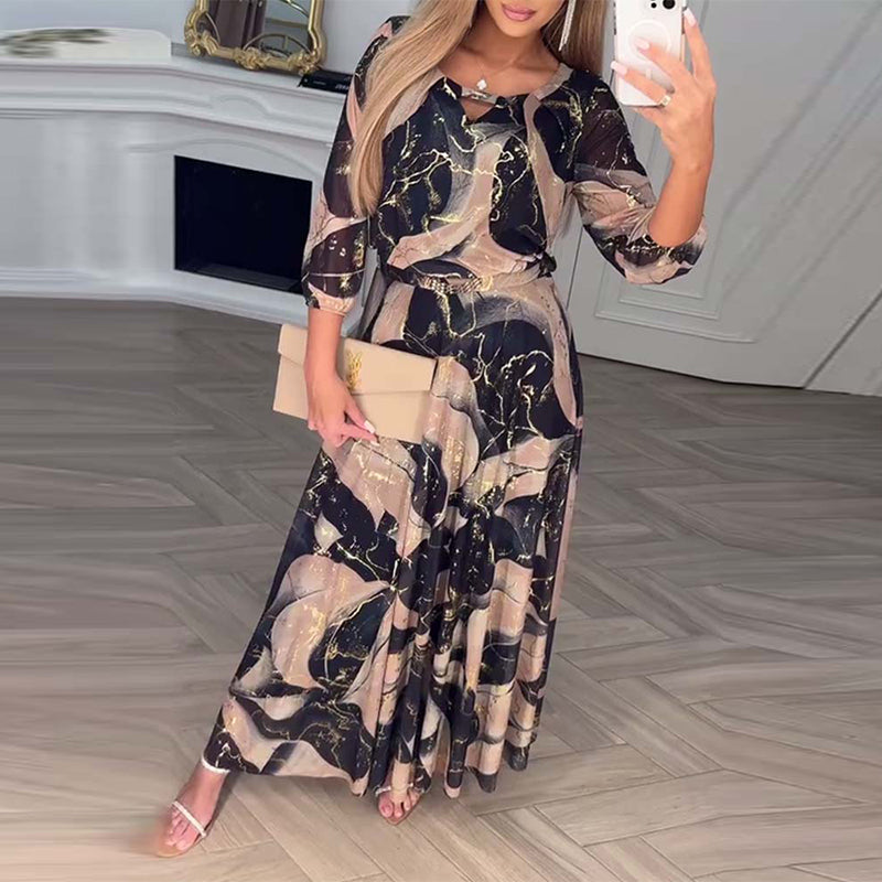 MODYZA | COMFORTABLE A-LINE MAXI DRESS
