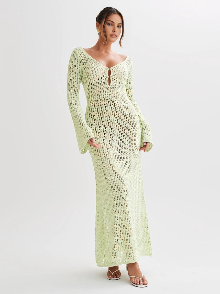 MODYZA | RIVIERA CROCHETED MAXI DRESS