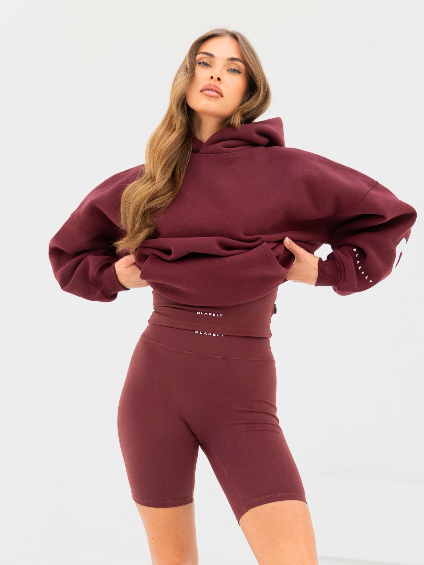 Isabel Oversized Hoodie - Classic Burgundy