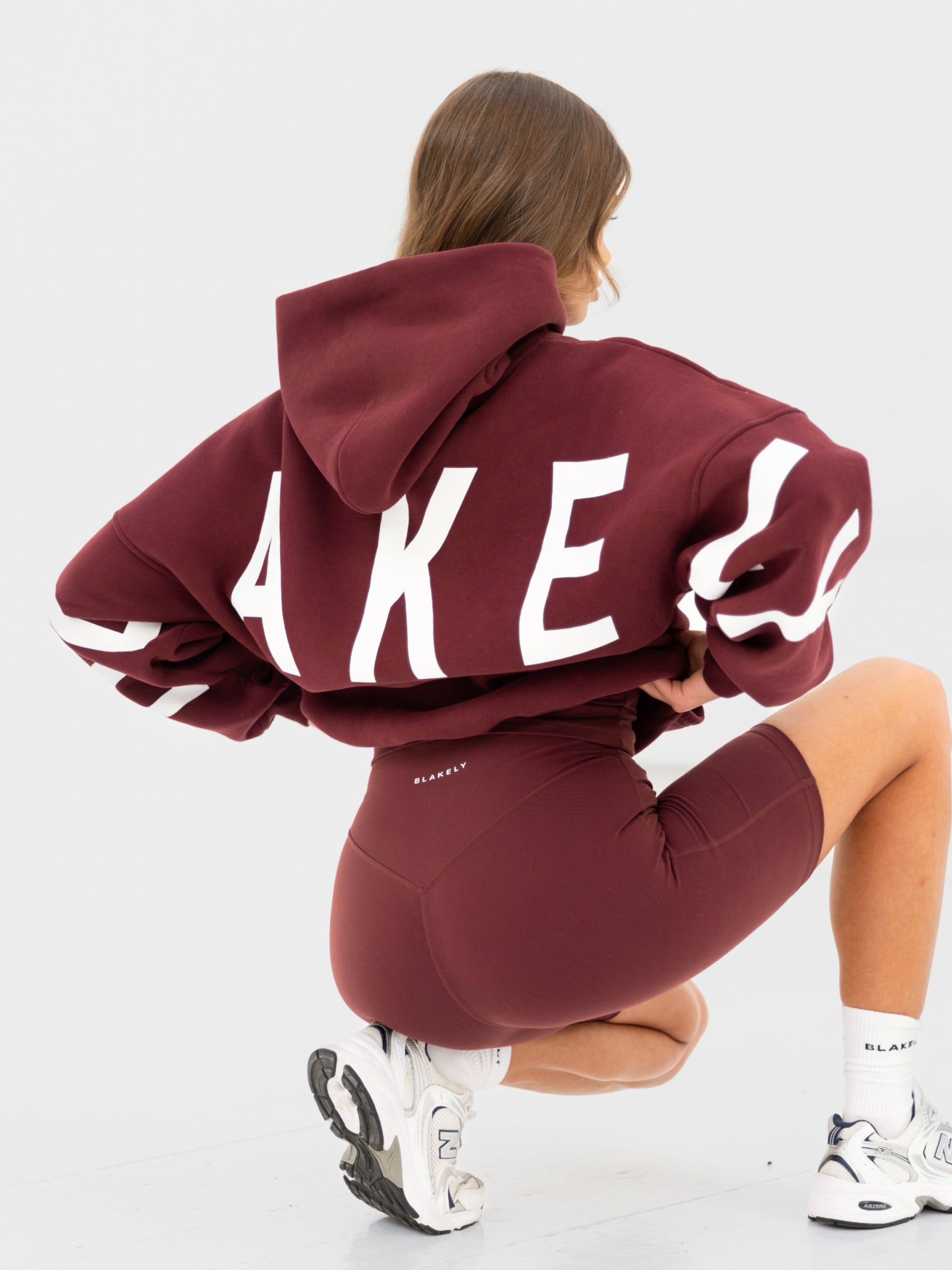 Isabel Oversized Hoodie - Classic Burgundy