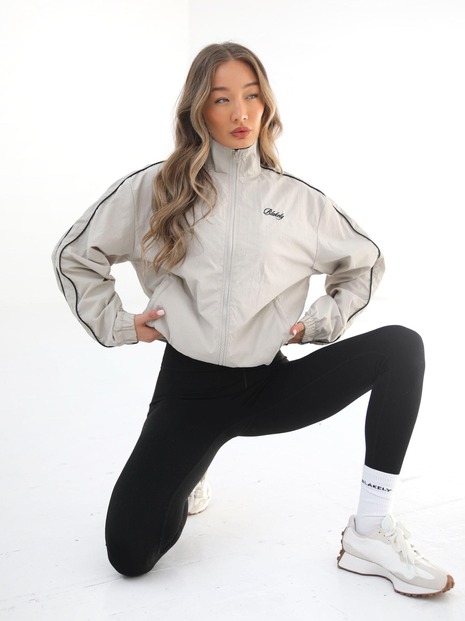 Off Duty Full Zip Jacket - Light Taupe
