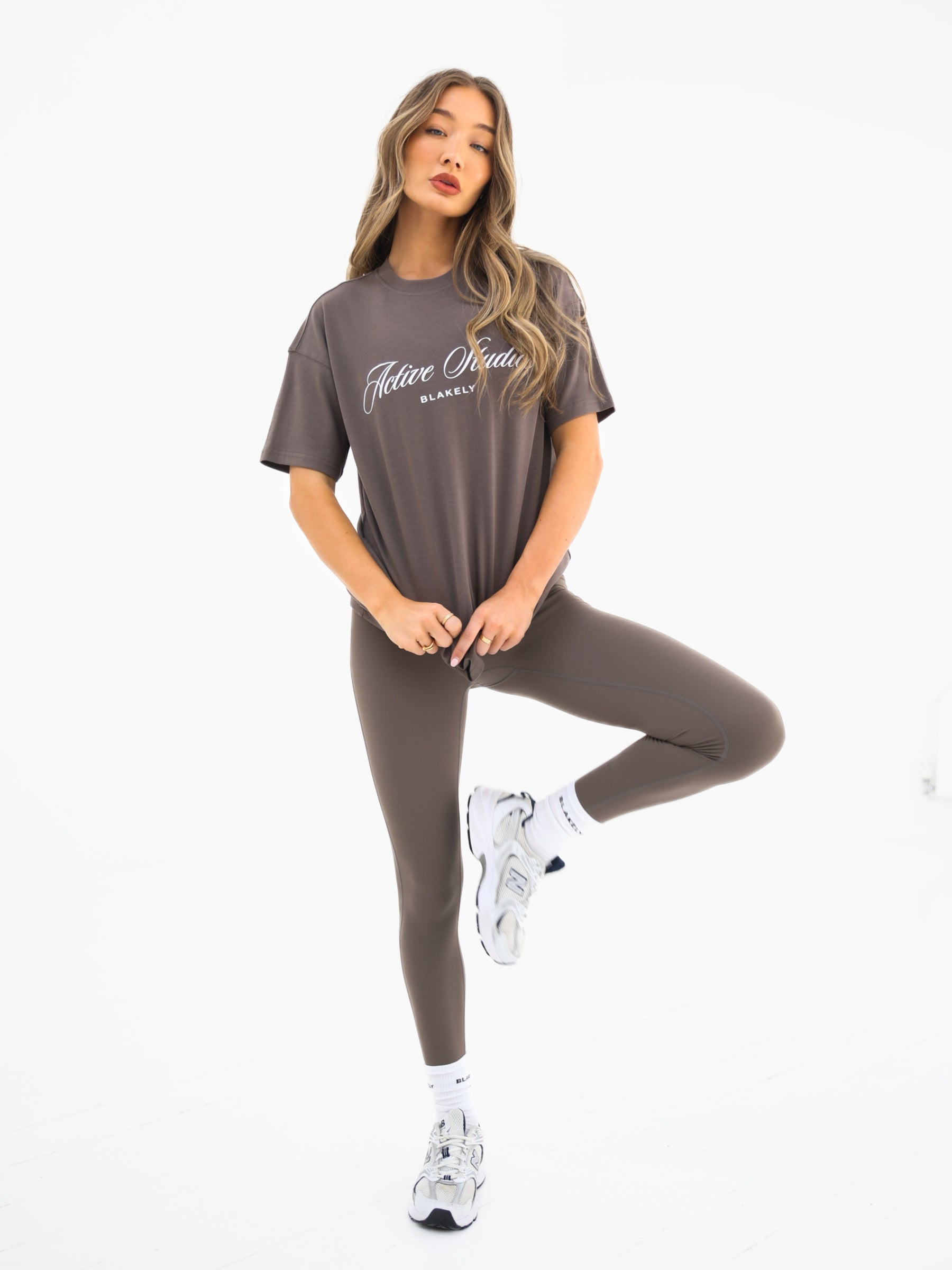 Off Duty Oversized T-Shirt - Ash Brown