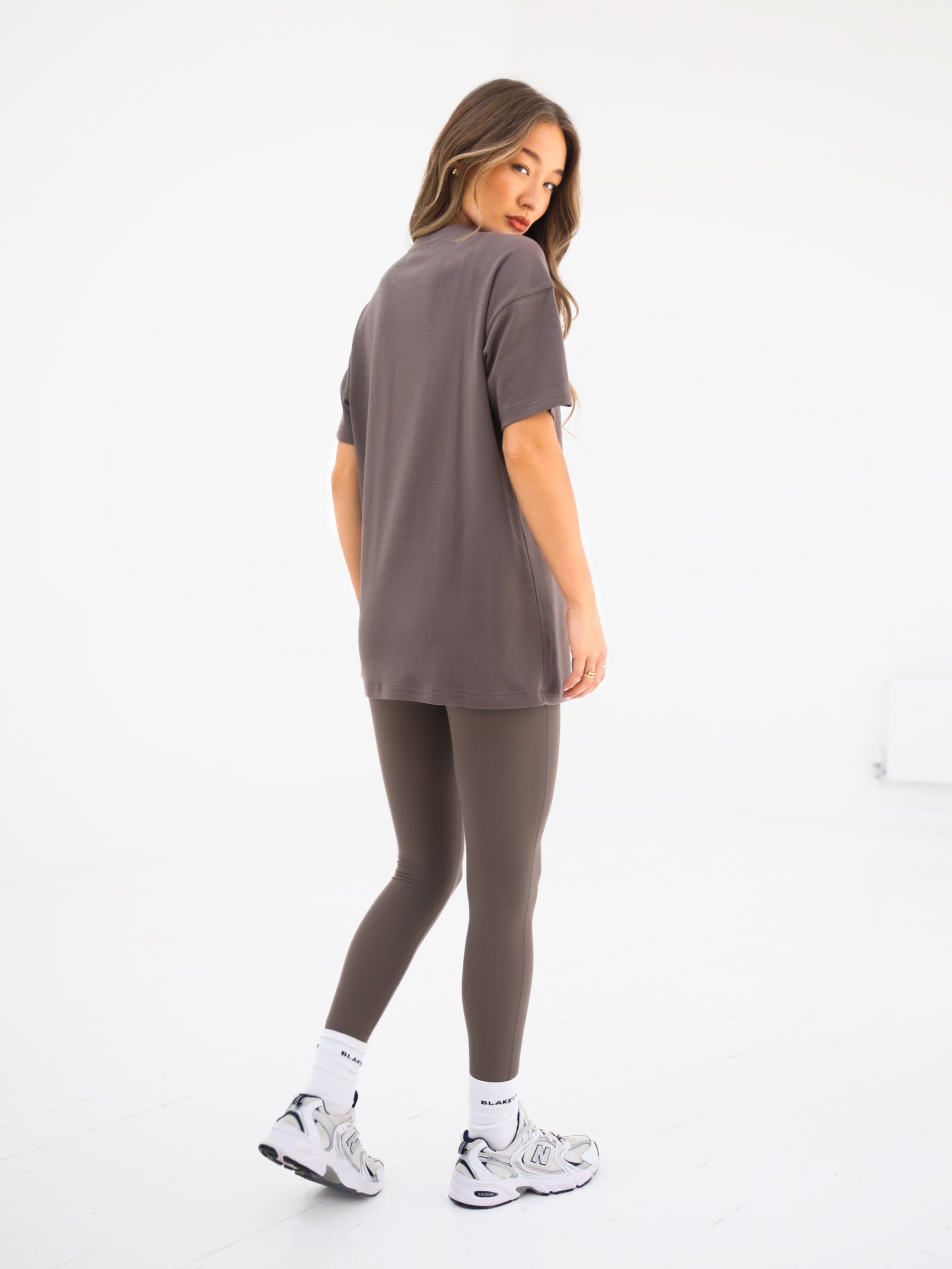 Off Duty Oversized T-Shirt - Ash Brown
