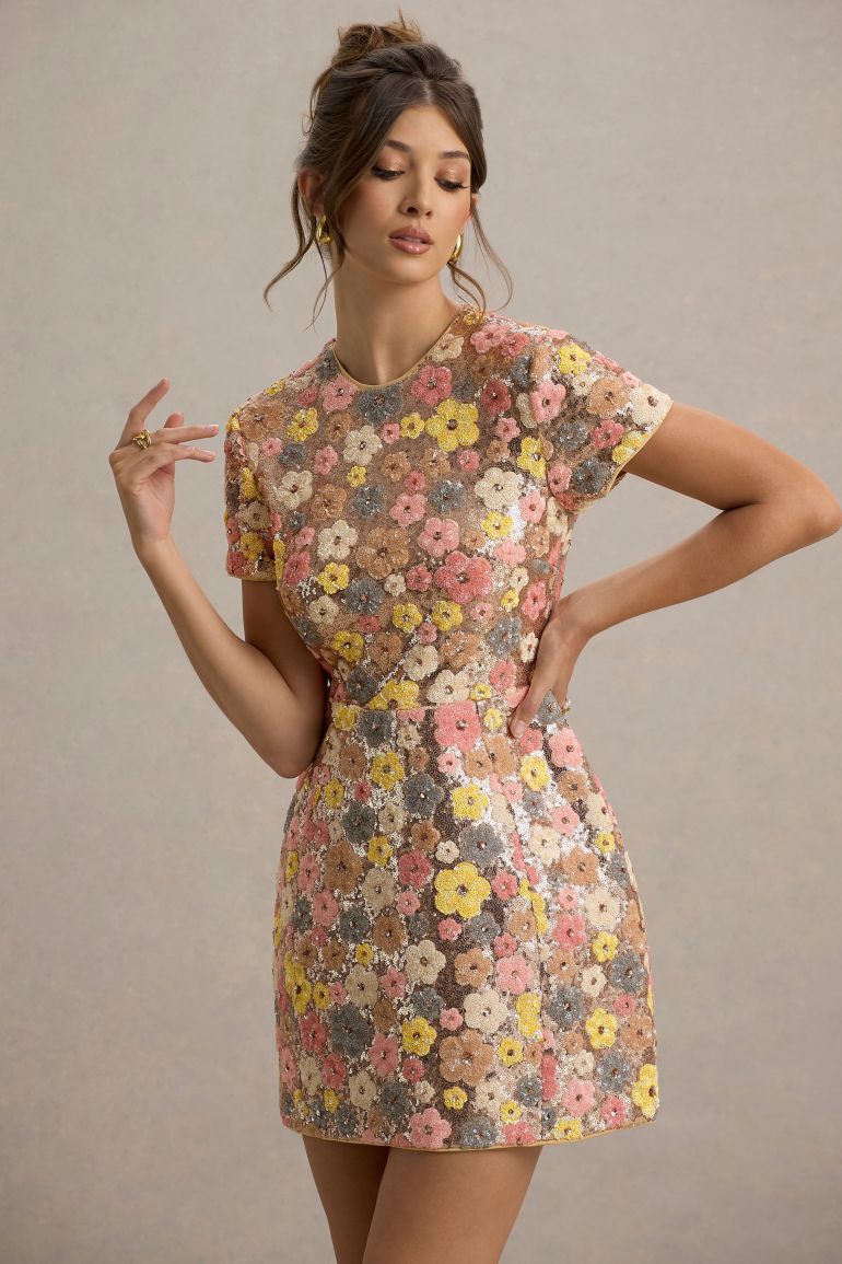 MODYZA | FLORA SEQUIN MINI DRESS