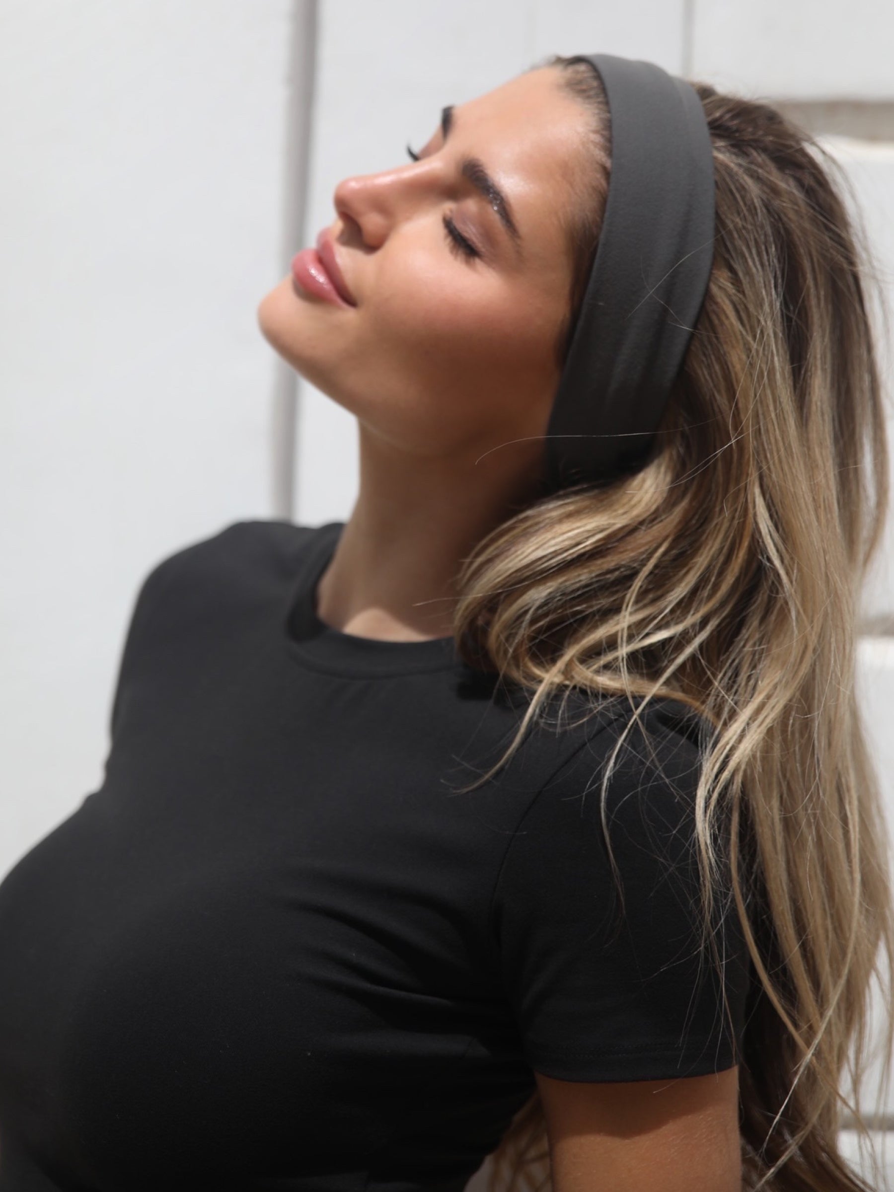 4-Way Stretch Headband – Charcoal Grey