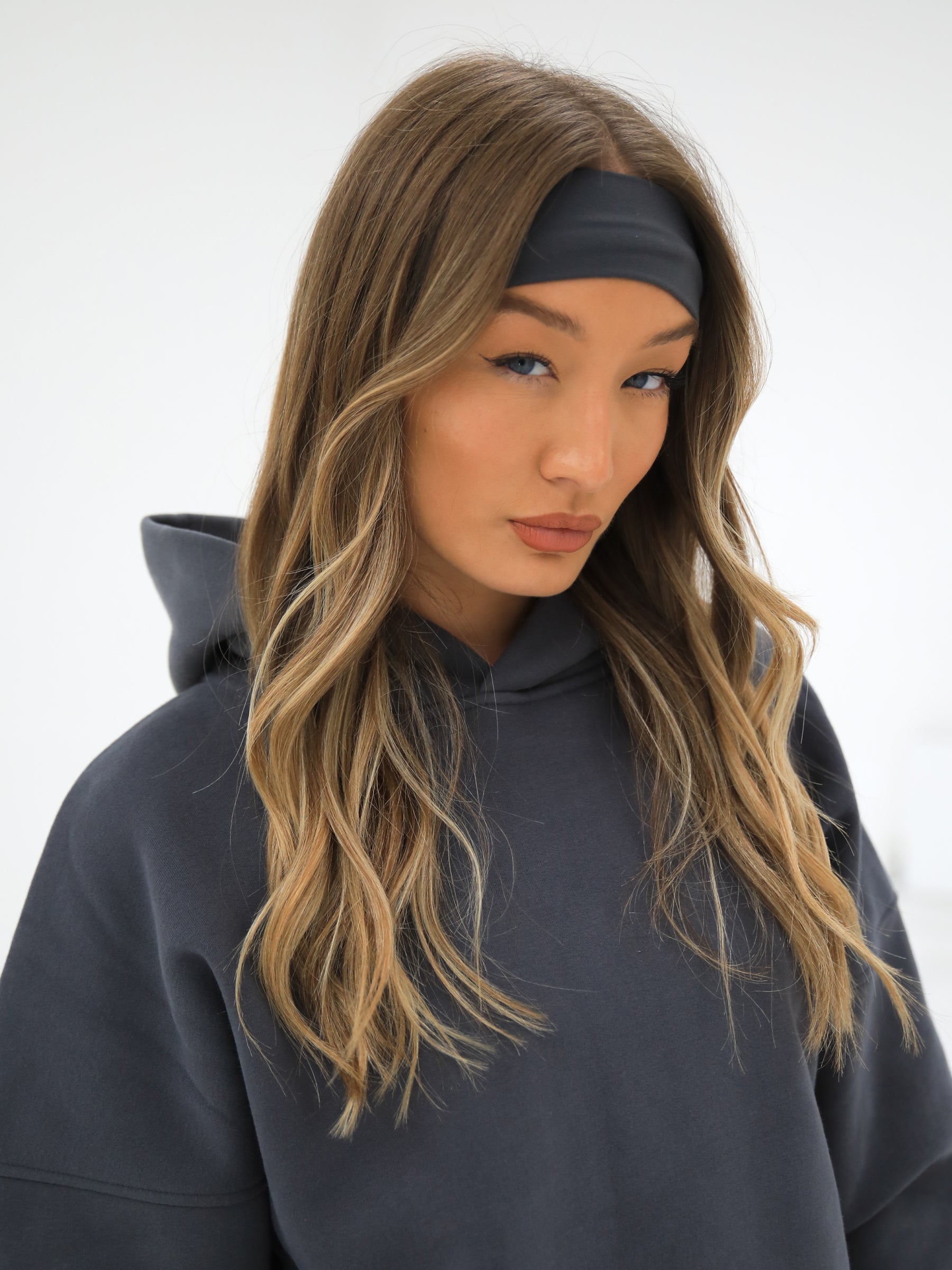 4-Way Stretch Headband – Charcoal Grey