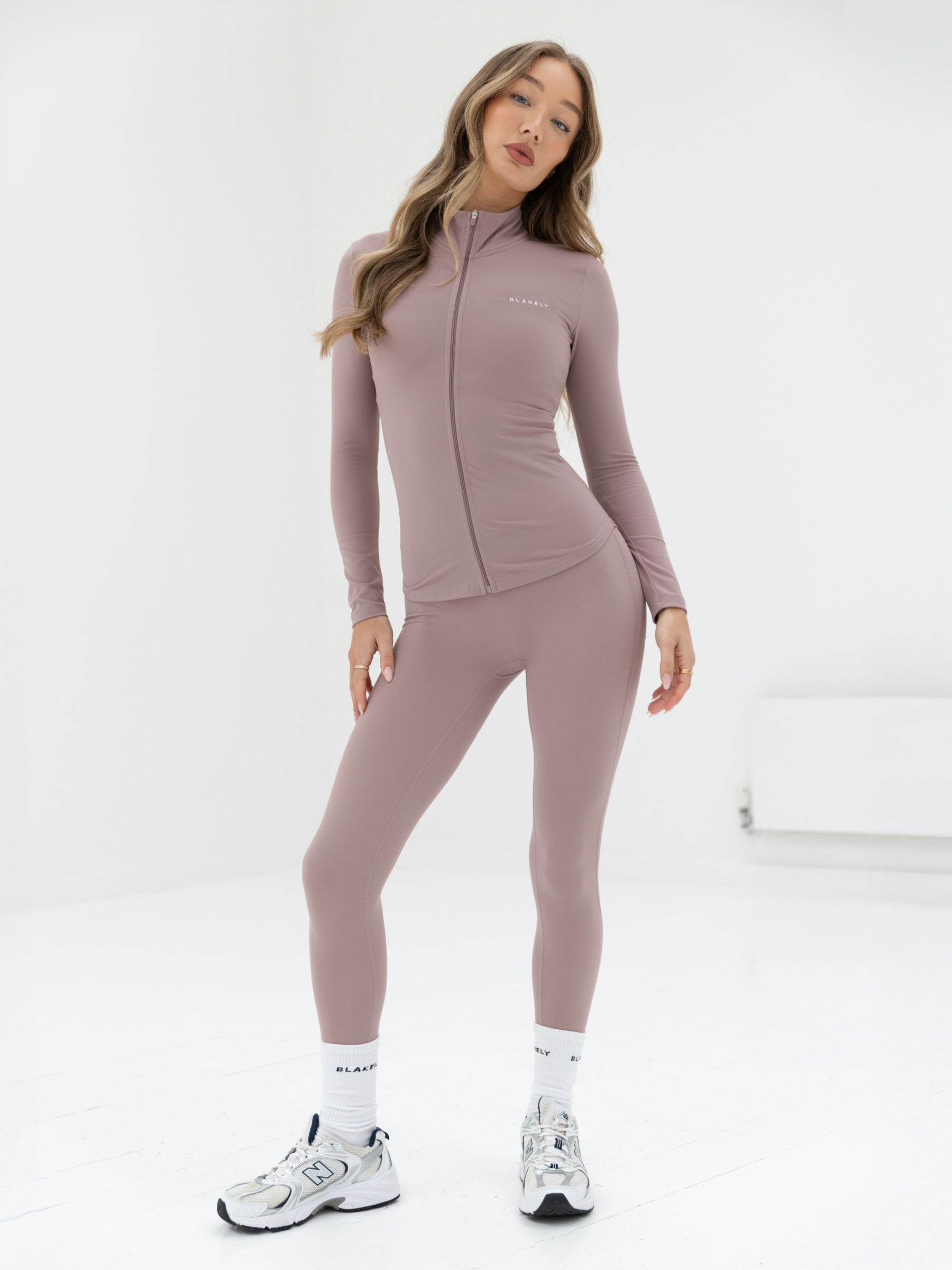 Ultimate Full Zip Jacket - Dusty Pink