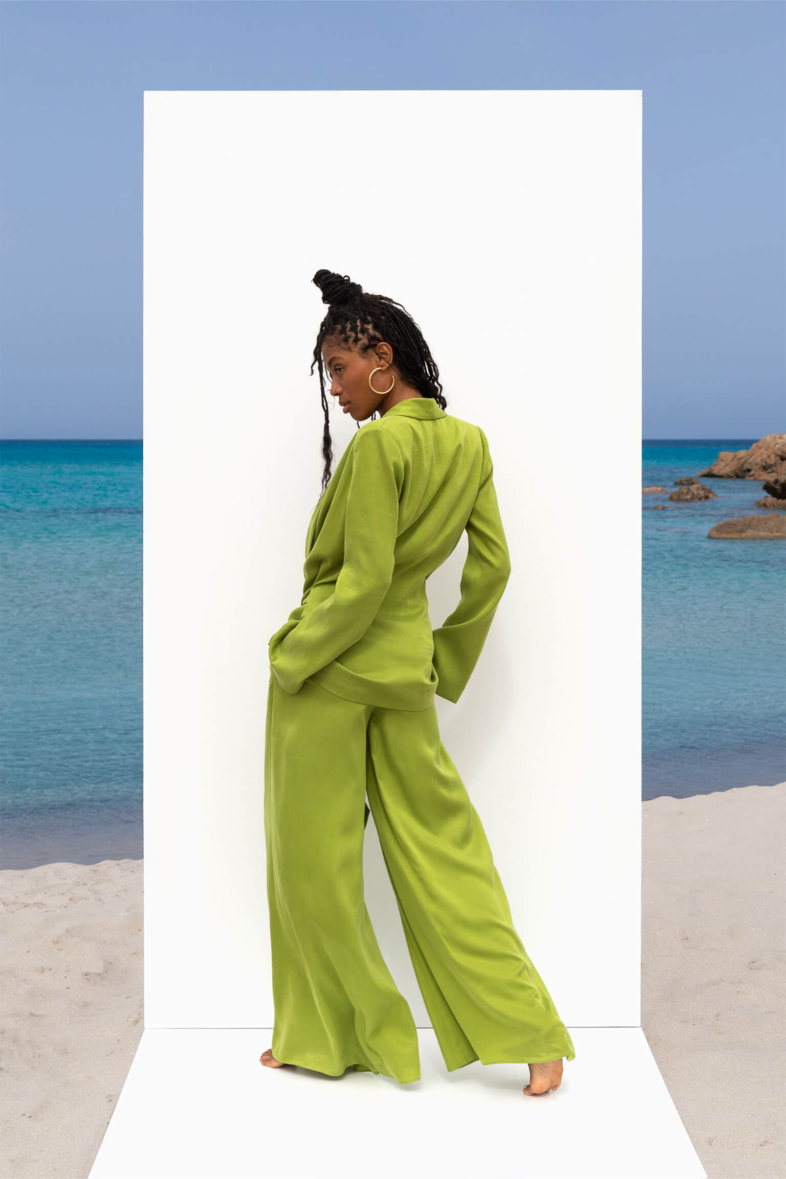 Modyza | MARLOWE TROUSER GREEN