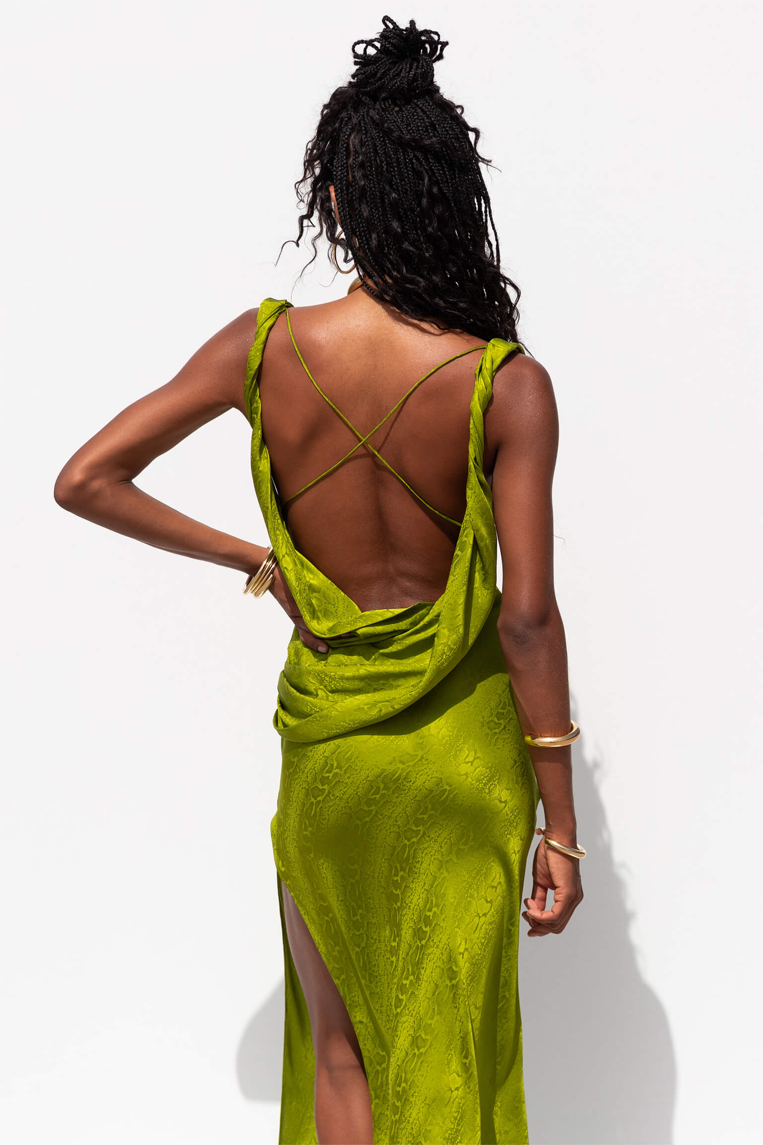 MODYZA | NAVARRA DRESS LIME