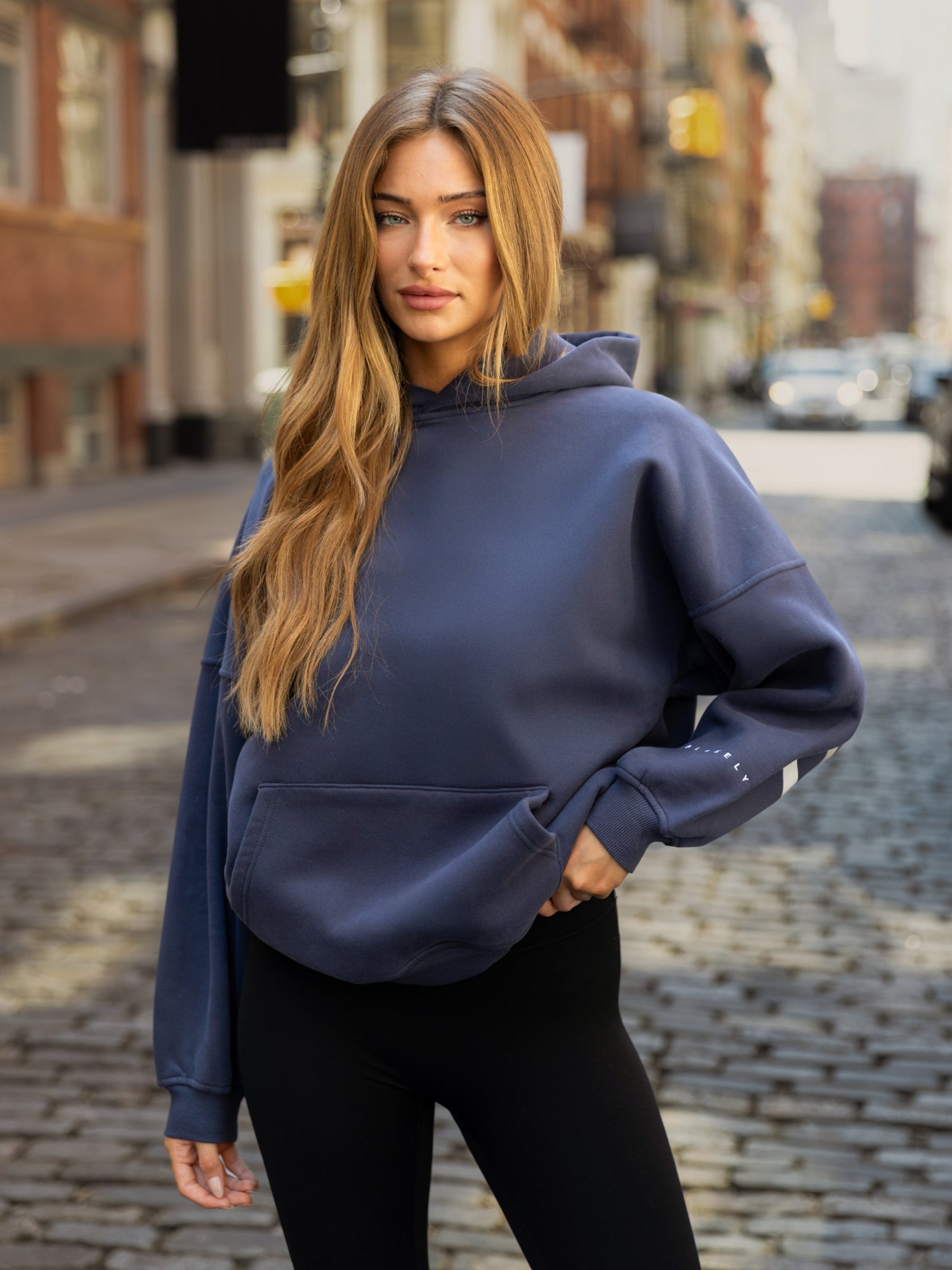 Isabel Oversized Hoodie - True Navy