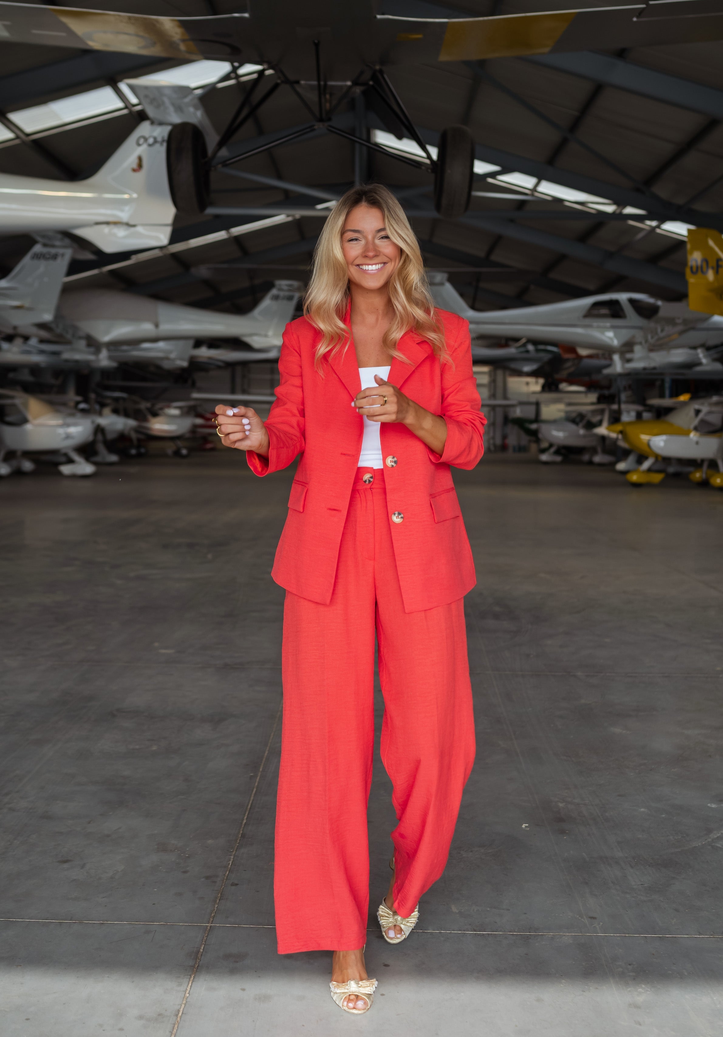MODYZA | THALY PANTS - CORAL