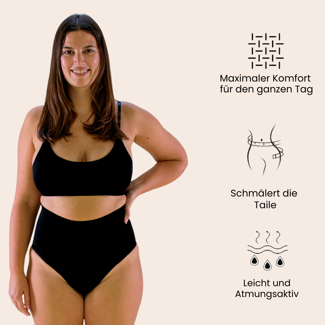 MODYZA | SCULPTING HIGH WAIST SHORTS TANGA