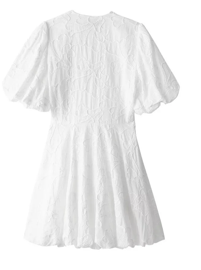 MODYZA | EMBROIDERED FLOWER DRESS NOLA