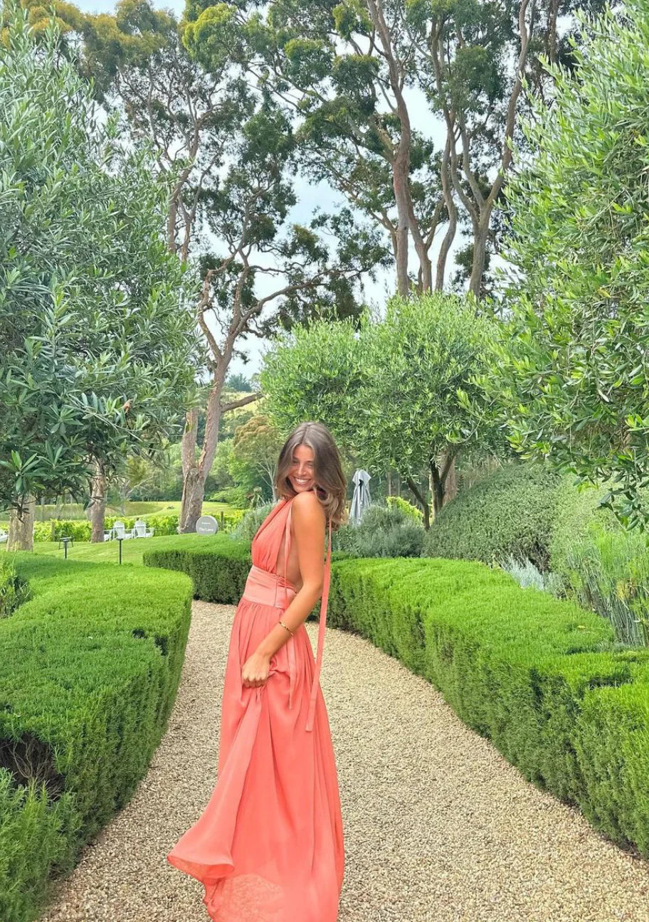 MODYZA | SERENA DRAPED MAXI DRESS
