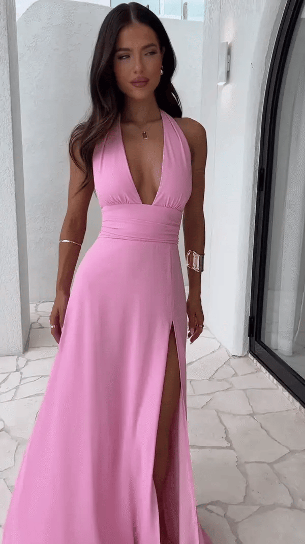 MODYZA | AURELA MAXI DRESS WITH ELEGANT SLIT