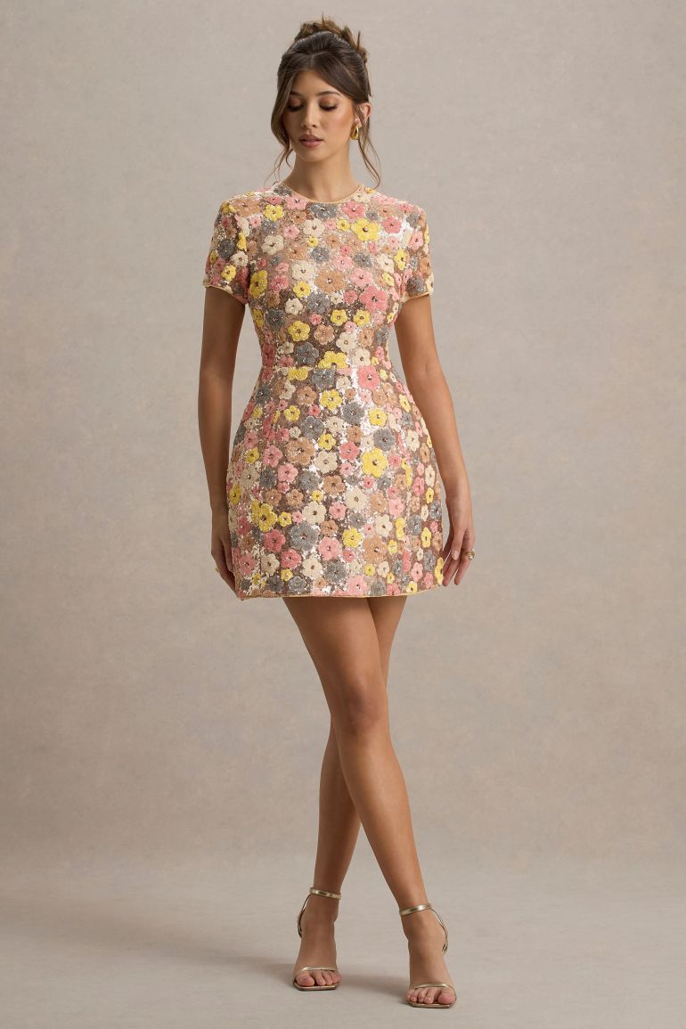 MODYZA | FLORA SEQUIN MINI DRESS