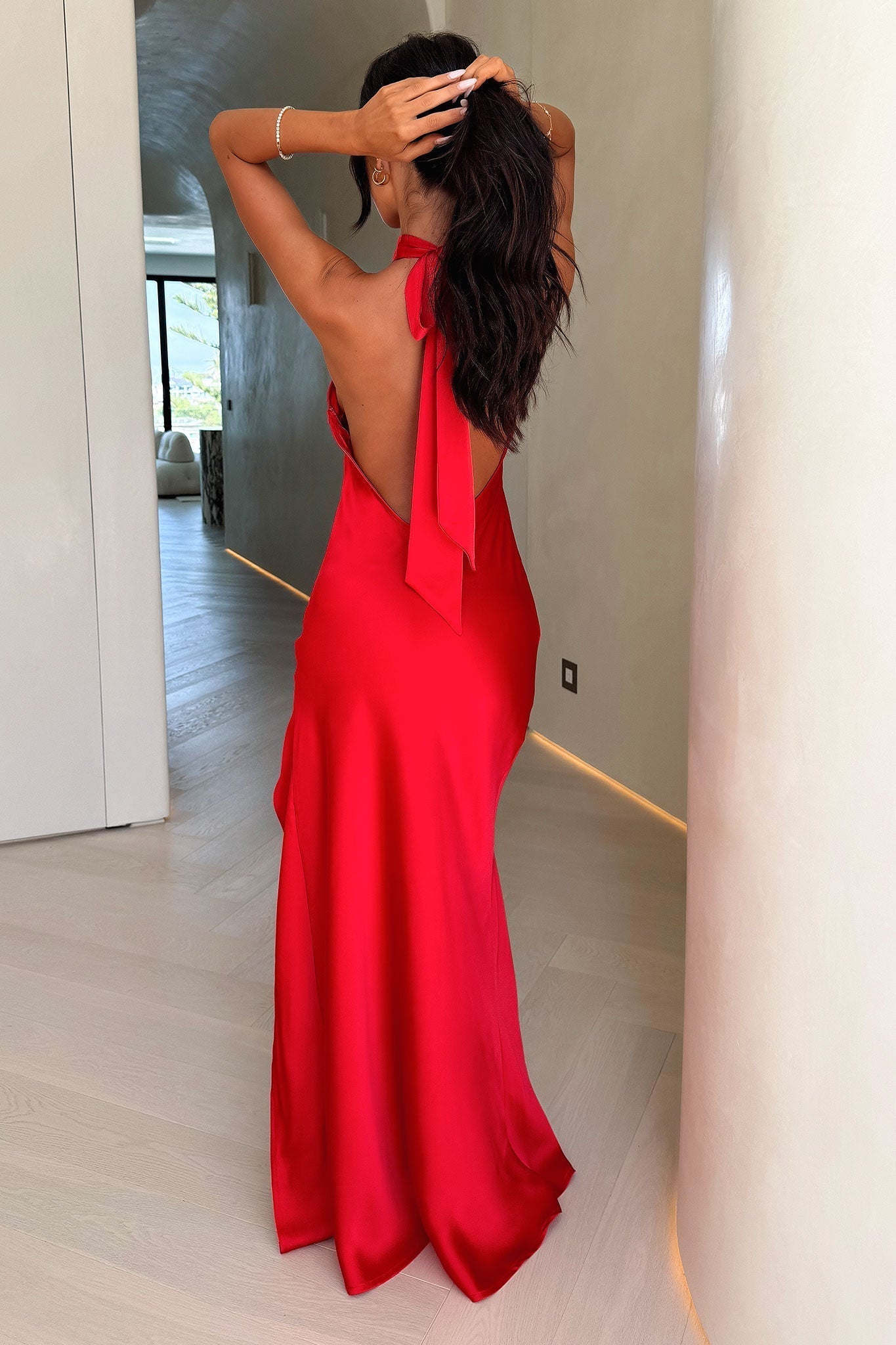 MODYZA | CHERRY HIGH NECK DRESS