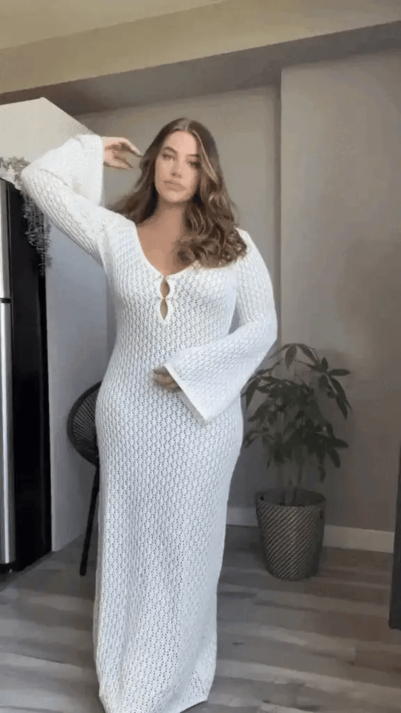 MODYZA | RIVIERA CROCHETED MAXI DRESS