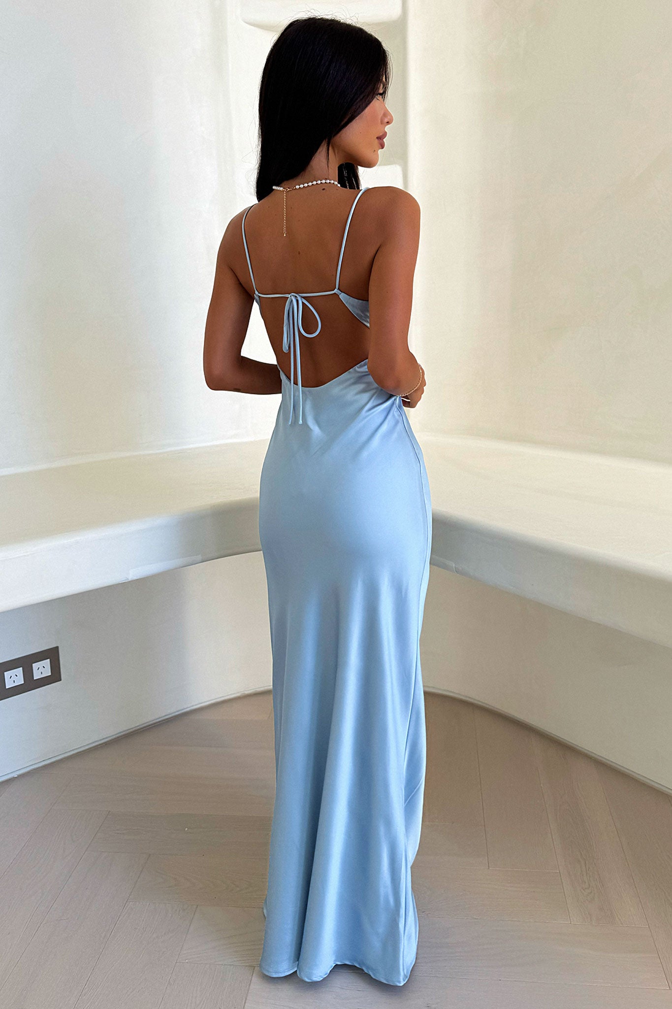 MODYZA | JULIETTE SATIN EVENING DRESS
