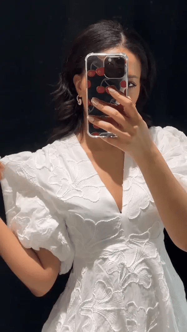 MODYZA | EMBROIDERED FLOWER DRESS NOLA